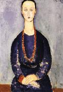 Amedeo Modigliani Woman with Red Necklace china oil painting artist